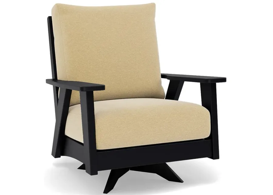 Patriot High Back Club Swivel Chair-Bliss Buttercup