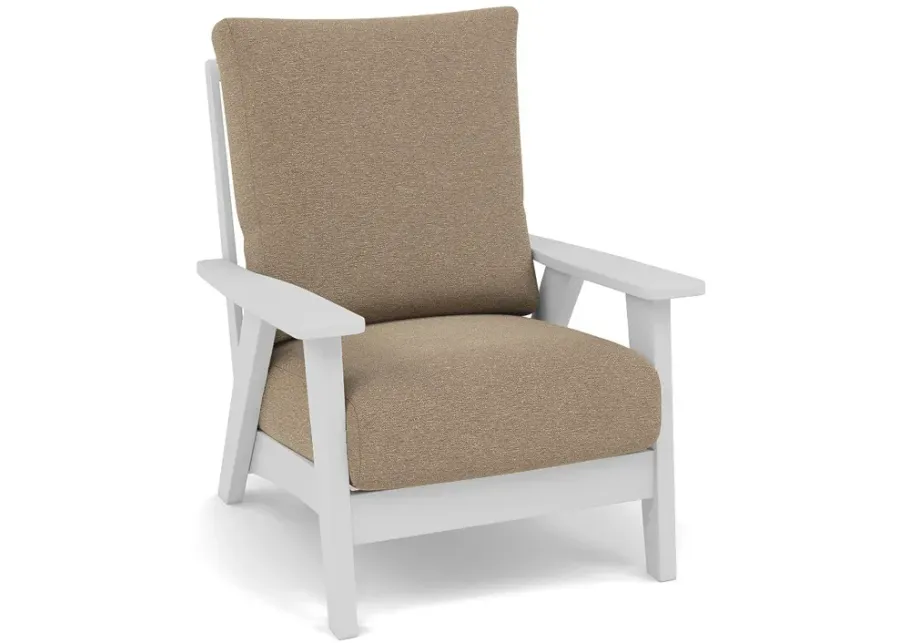 Patriot High Back Club Chair-Bliss Burlap