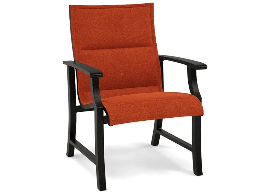 Newport Padded Sling Dining Chair-Bliss Clay