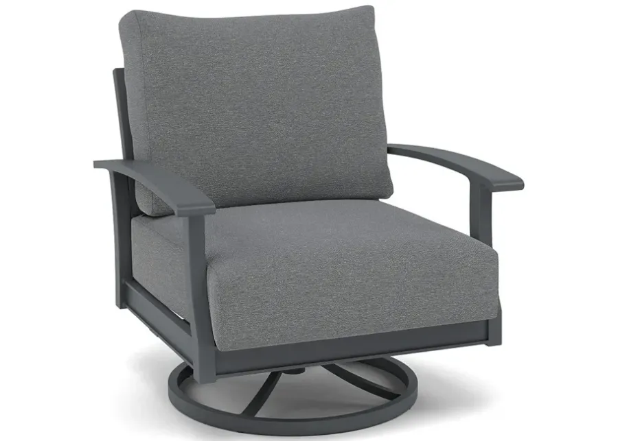 Rockport Club Swivel Rocker-Bliss Slate