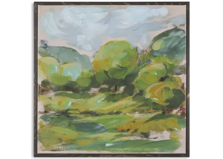 Vibrant View I Framed Art