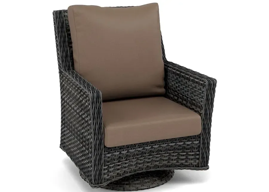 Inverness Club Swivel Glider-Bliss Ultra Cafe
