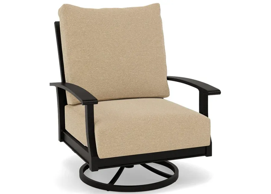 Newport Club Swivel Rocker-Bliss Bamboo