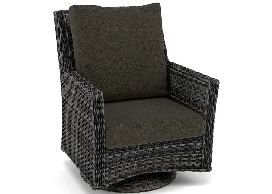 Inverness Club Swivel Glider-Bliss Coal