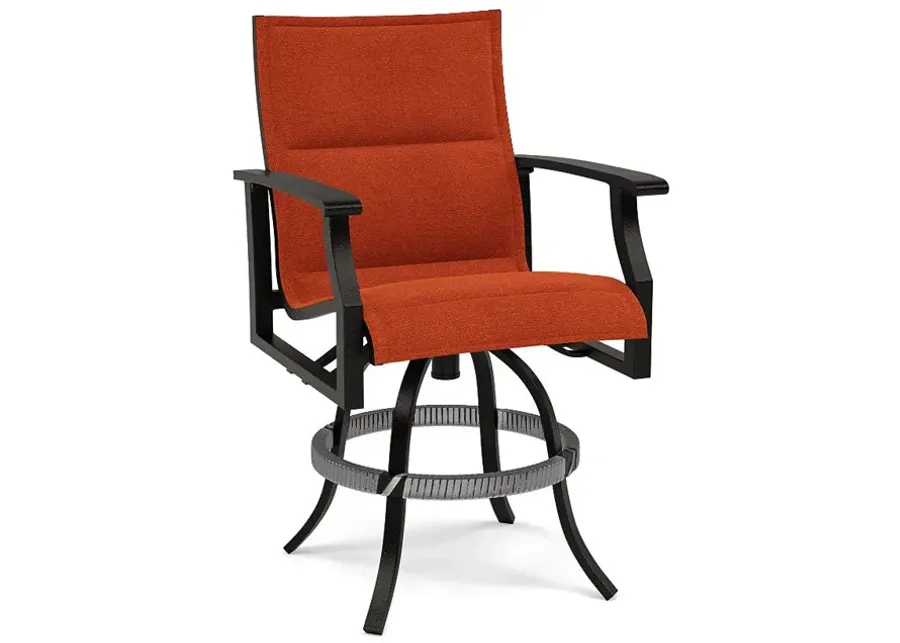 Newport Padded Sling Balcony Chair-Bliss Clay