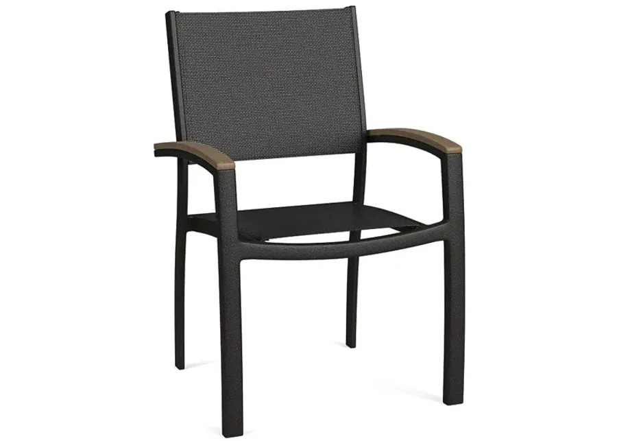 Mission Stackable Sling Dining Chair