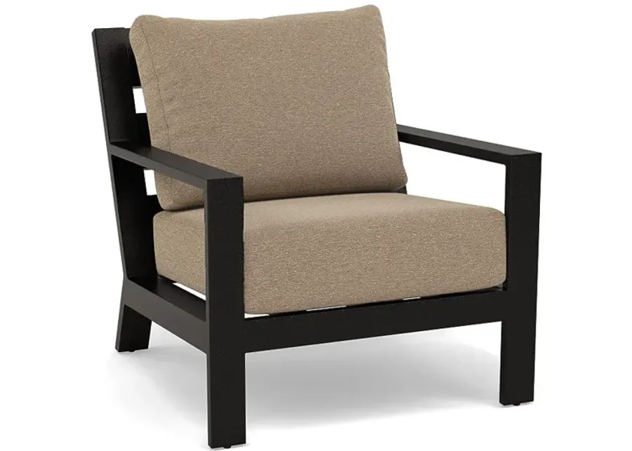 Peninsula Club Chair-Bliss Burlap