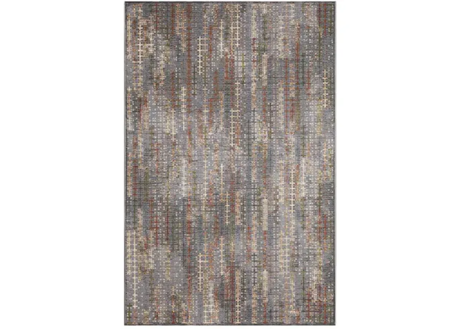 Marina Indoor Outdoor Sienna Black Area Rug - 1 9  X 7 6 