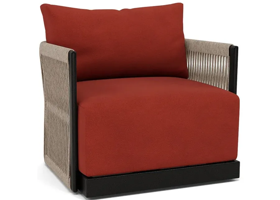 Resort Club Swivel Chair-Bliss Bordeaux