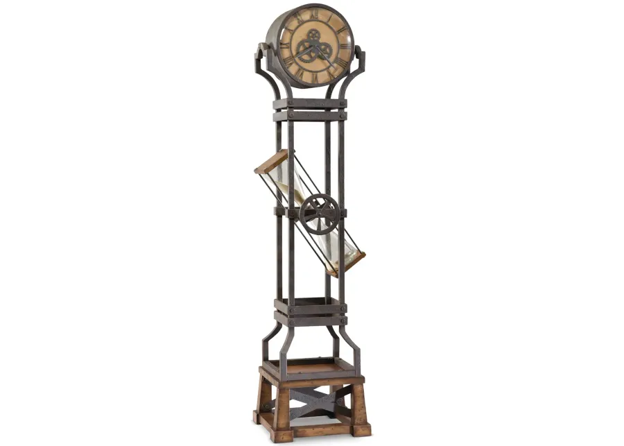 Hourglass Floor Clock