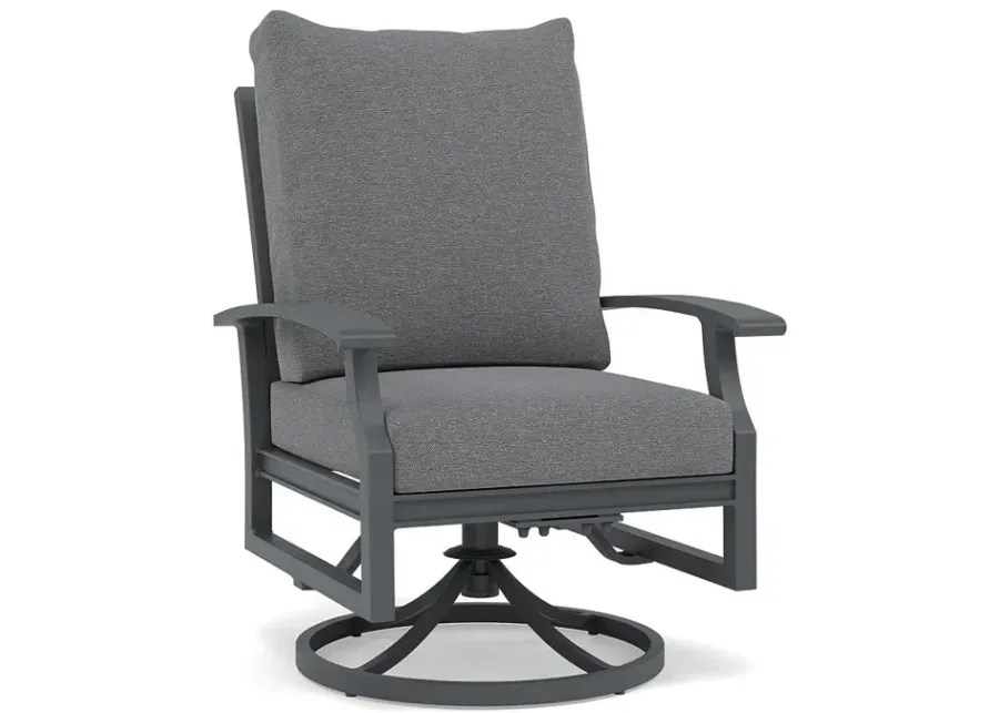 Rockport Dining Swivel Rocker-Bliss Slate