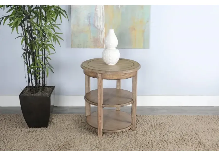 Sunny Designs Marina Beach Pebble 27 Inch Side Table-24