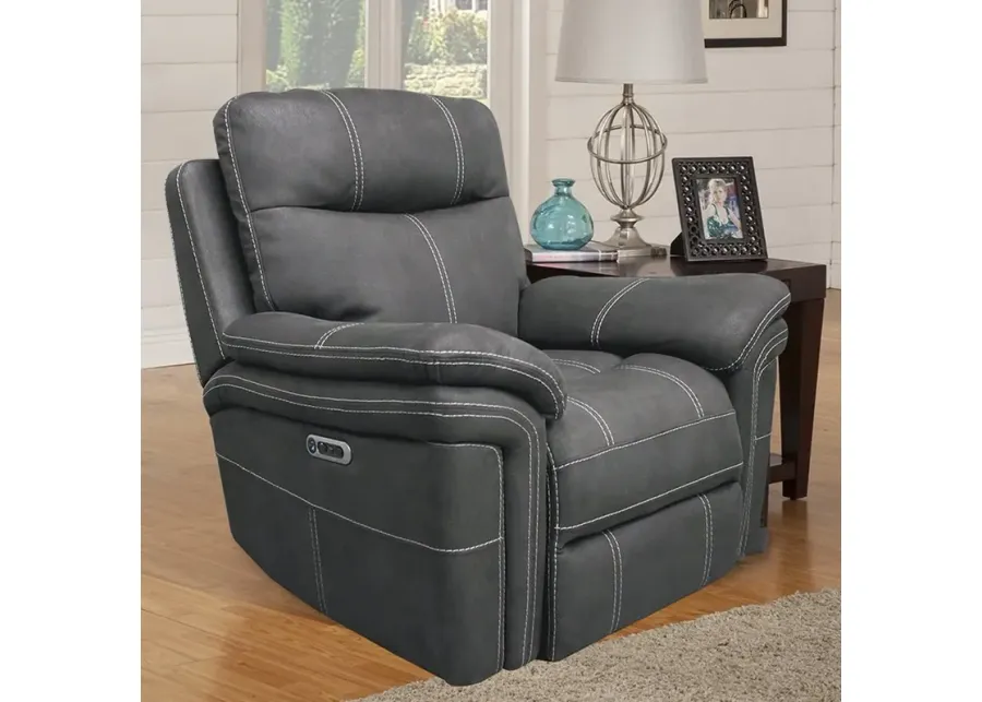 Parker House Mason Collection Power Recliner in Charcoal-44