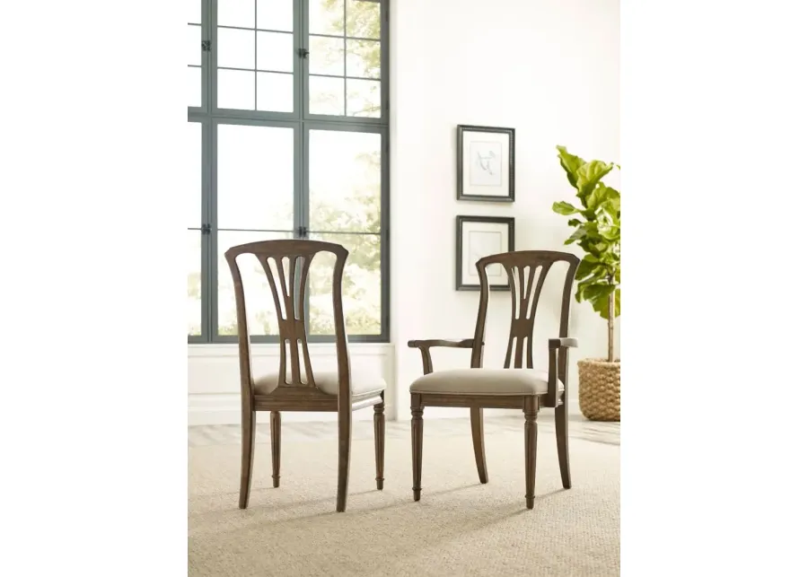 Kincaid Ansley Fergesen Cinnamon Side Chair-19.5
