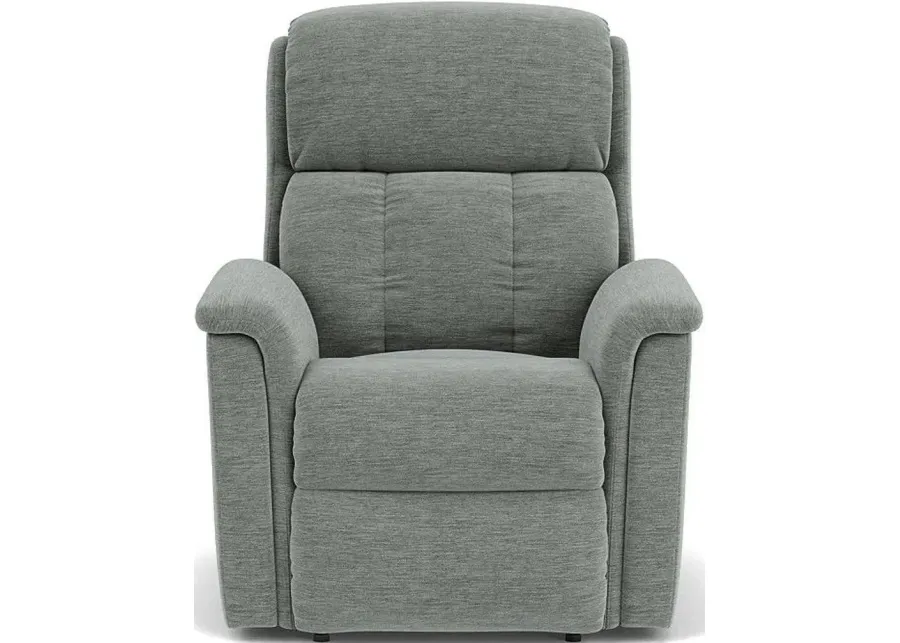 Flexsteel Luna Blue Arctic Rocking Manual Recliner-35