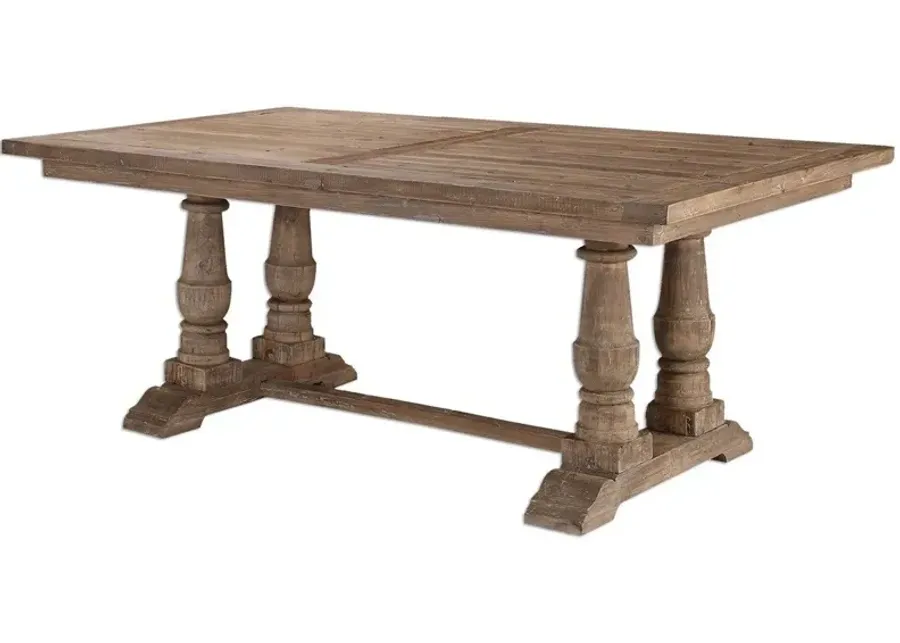 Uttermost Stratford Stony Gray Dining Table-43