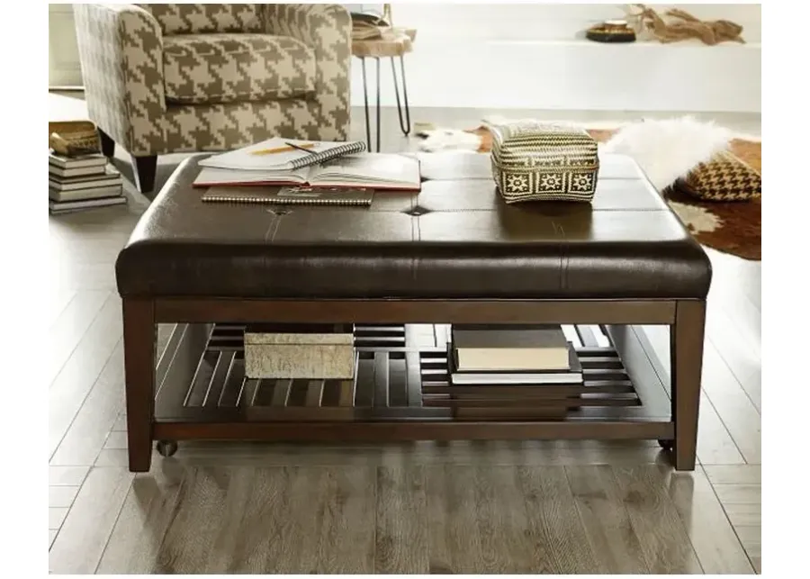 Hammary Hidden Treasures Rectangular Cocktail Ottoman-36.5