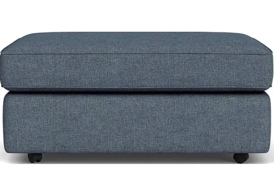 Flexsteel Vail Blue Dusk Cocktail Ottoman-38