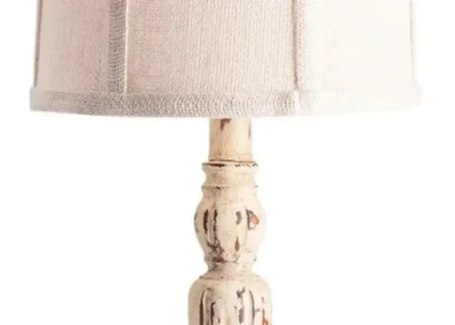 Crestview Roche Beige/Off-White Table Lamp-9