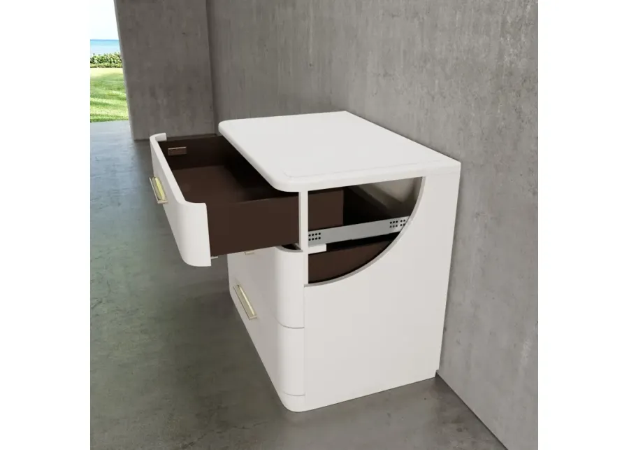 Casa Inspirata Mattone Lateral File in Lino Bianco White-34.05